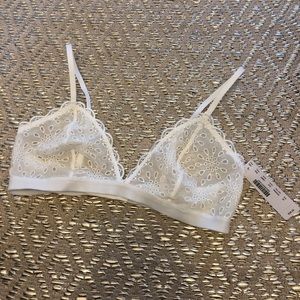 Jcrew eyelet bra size M